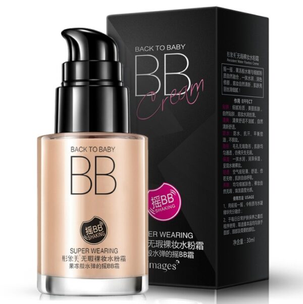 Clear and sleek hydrating cream nude makeup BB cream makeup concealer moisturizing BB cream - Image 5