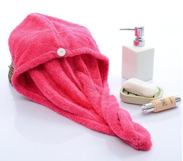 Women's Hair Dryer Cap, Absorbent Dry Hair Towel - Image 4