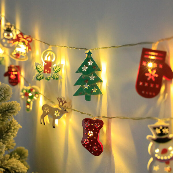 Christmas LED Light String Santa Claus Elk Snowman Xmas Ornament String Light Christmas Decorations New Year Navidad Gift - Image 5