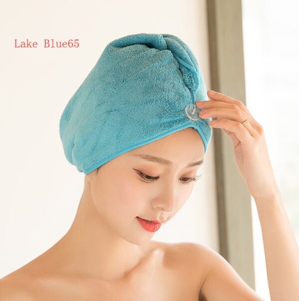 Women's Hair Dryer Cap, Absorbent Dry Hair Towel - Image 3