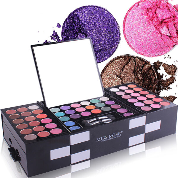 MISS ROSE 144 color 3 color 3 Color Eyeshadow blush eyebrow makeup makeup makeup kit special wholesale - Image 3