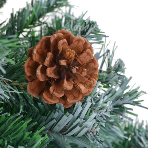 vidaXL Artificial Christmas Tree with Pinecones 180 cm - Image 2