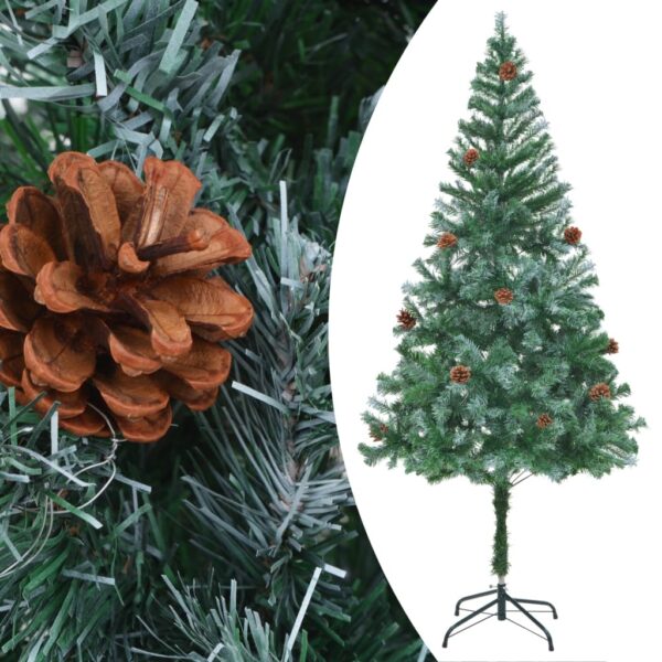 vidaXL Artificial Christmas Tree with Pinecones 180 cm - Image 3