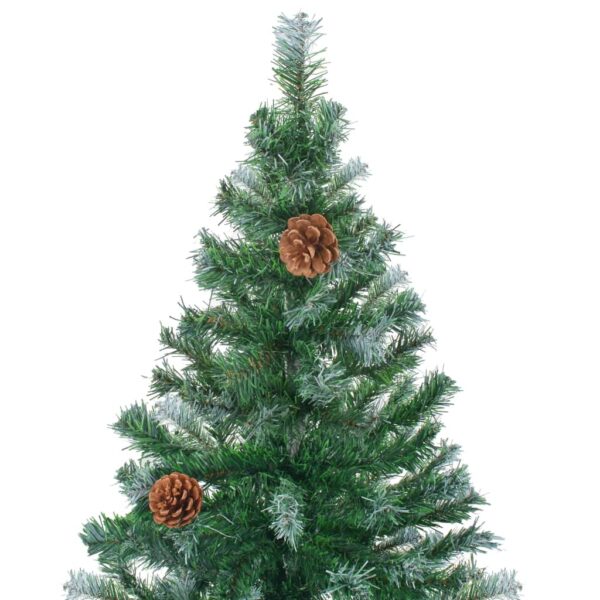 vidaXL Artificial Christmas Tree with Pinecones 180 cm - Image 5