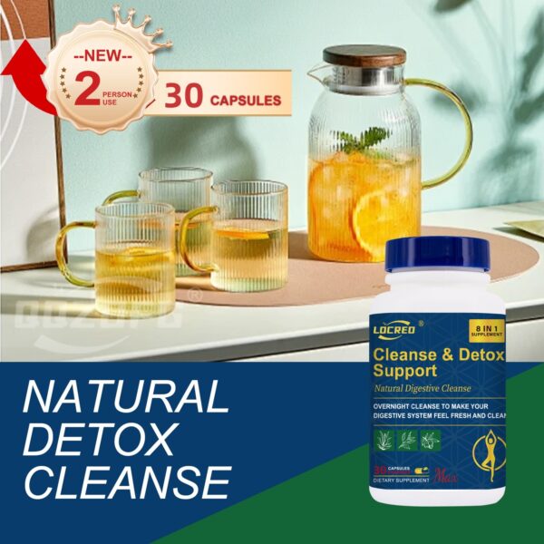 Cleanse & Detox Capsule Gentle Herbal Supports Digestive Health 30 Capsules - Image 6