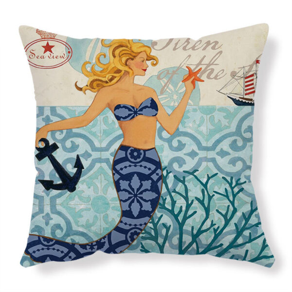 Cushion Covers Sea Turtle Printed Throw Pillow Cases For Home Decor Sofa Chair Seat - Image 6