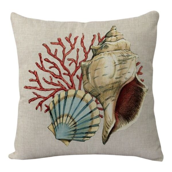 Cushion Covers Sea Turtle Printed Throw Pillow Cases For Home Decor Sofa Chair Seat - Image 7