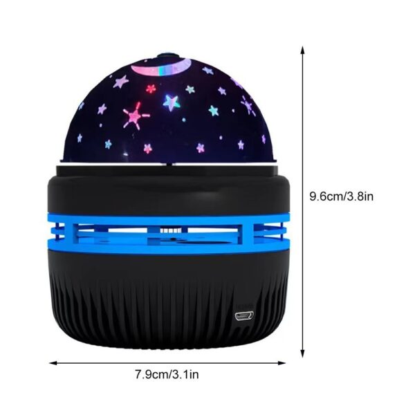 LED Star Galaxy Projector Lamp Spotlight Colorful Rotating Magic Ball Bedroom Atmosphere Lamp Bar KTV Disco Party Stage Light - Image 10